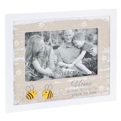 Shudehill Giftware Pebble Bee 3 x 5 Photo Frame Collection. Picture Frames for Mum, Nan, Friends & More (Home)