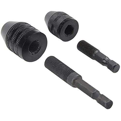Drill Set bit 4PCS Drill Chuck Quick Change Adapter Drill Chuck Screwdriver Adapter Electric Drill Conversion Chuck Set Drill Collet Adapter
