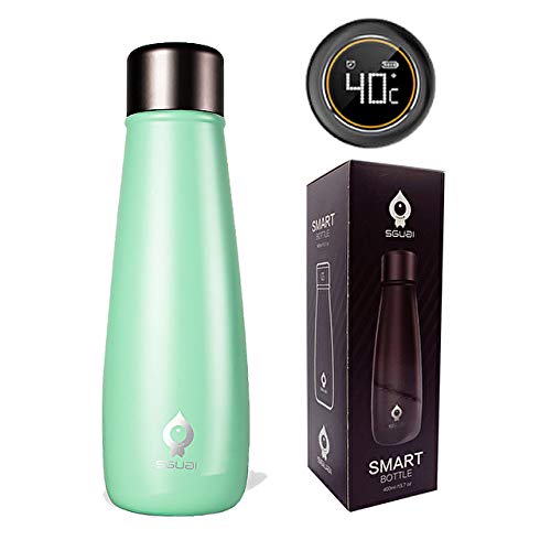 Amazon｜SGUAI 水筒 スマートボトル G5 400ml 保温 保冷 温度表示 直