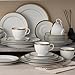 Noritake Charlotta Gold 60-Piece Value Set, Service for 12 in White