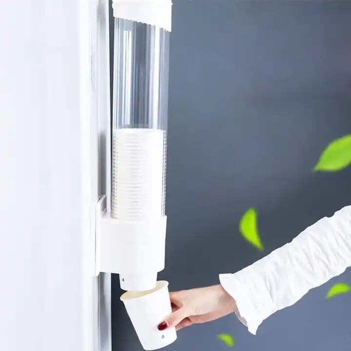 Liotiz Paper Cup Dispenser Holder Glass Dispenser Wall Mount Pull Type Paper Water Disposable Automatic Remover Cup Holder (B0CN9P2Y8W) Amazon Price History, Amazon Price Tracker