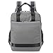 Freizeit Computer Rucksack, USB Anschluss, Wasserdichtes Oxford Tuch, 17in Multi-Compartment Hohe Kapazität Rucksack, 40,5 * 30,13 cm (Grey)