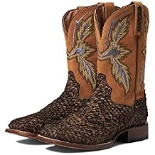 Dan Post Mens Dorsal Embroidered Square Toe Casual Boots Mid Calf - Brown
