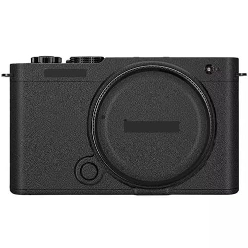 カメラ スキン ラップ 傷防止 ステッカー コート Vinly 保護フィルム ボディ プロテクター デカール カバー パナソニック に適合する Lumix S9 S 9用 (レザーブラック)