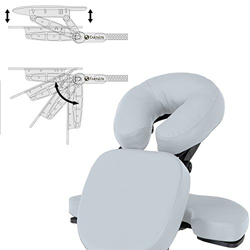 Image of EARTHLITE Portable Massage Chair AVILA II - Premium Folding Spa /Massage /Tattoo Chair incl. Rolling Carry Case