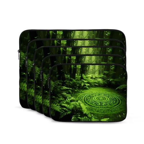 Forest Mystery Totem Laptop Sleeve Case 15 Inch Suitable For Notebook Computer Tablet Traveling Carrying Simple Case2