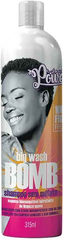 Shampoo Bomb Crescimento Soul Power - Limpa e Estimula o Bulbo Capilar - 315 ml