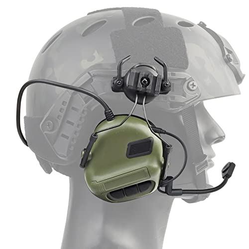 Image of VELURA Helmet Headset Headphone for PTT Radio Communication|1 Headset| Hearing Protection|Sporting Goods