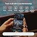 Oura Ring 4 - Stealth - Size 10 - Smart Ring - Unique Sizing, Not Standard US Ring Sizes - Size First - Sleep Tracking Wearable - Heart Rate - Fitness Tracker - Up to 8 Days of Battery Life