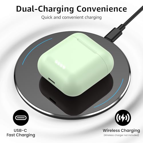 Image of TOZO T6 Wireless Earbuds, Bluetooth 5.3 Ear Buds, Stereo Sound in Ear Headphones, 50 Hours Playtime, Wireless Charging Case, APP Customizable EQs, IPX8 Waterproof Earphones