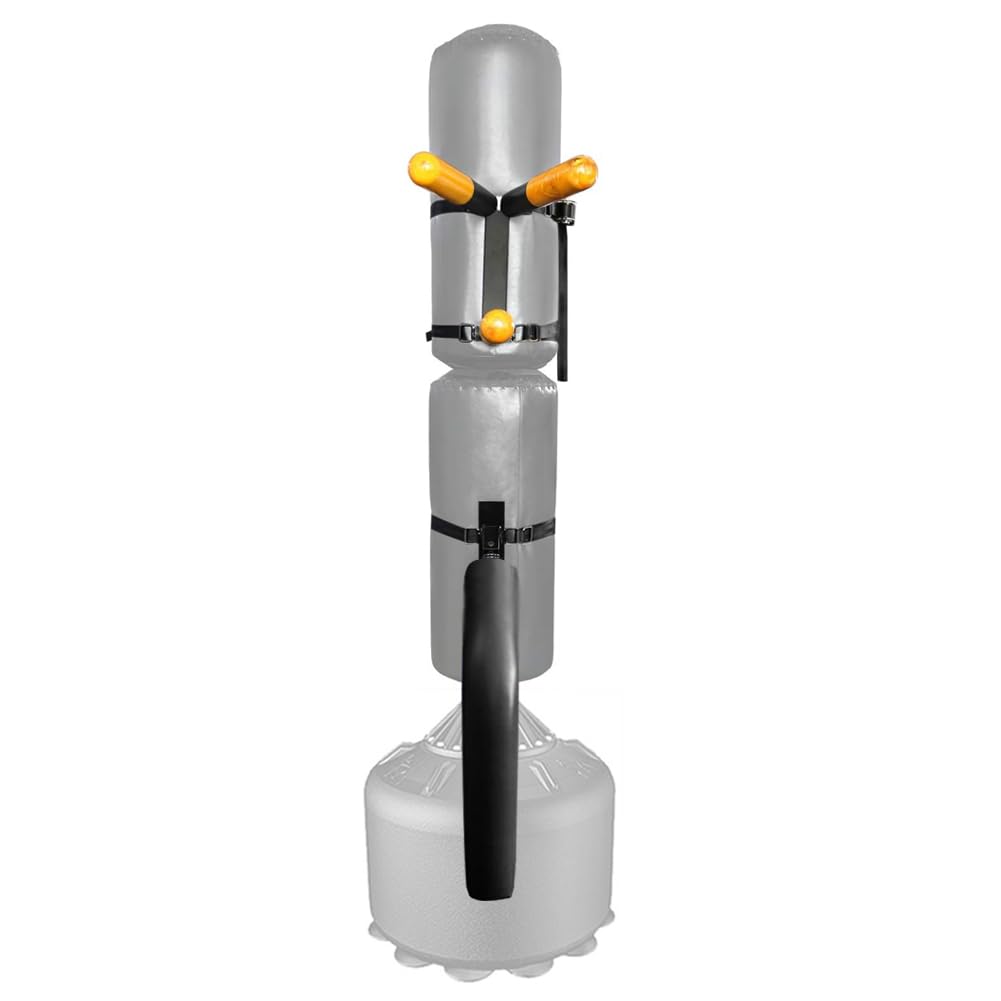 Dyk&Nx Onecolor Wing Chun Dummy, Portable Martial Arts Training Soft Object, Wall Mounted Judo Training Kick Boxing Dummy, For Soft Object