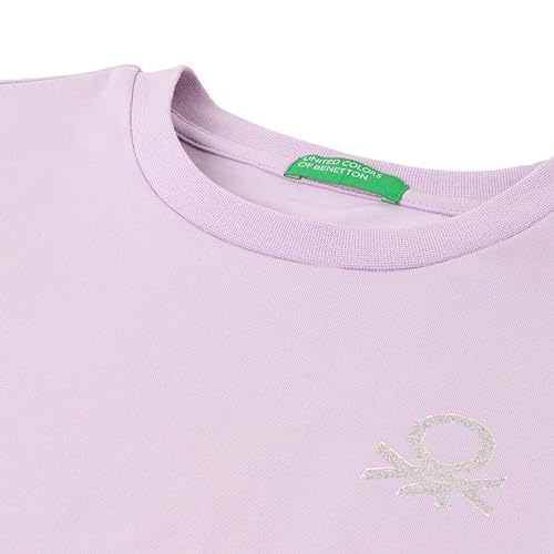 Image of UNITED COLORS OF BENETTON Girl's Cotton Fit and Flare Midi Dress
