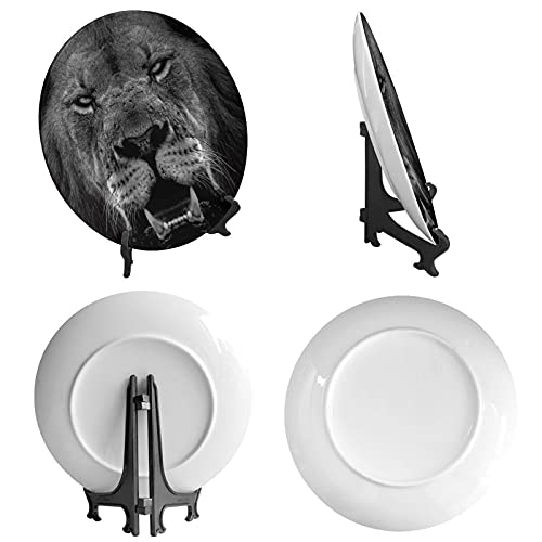 Platos decorativos de cerámica de 6 pulgadas miniatura 2