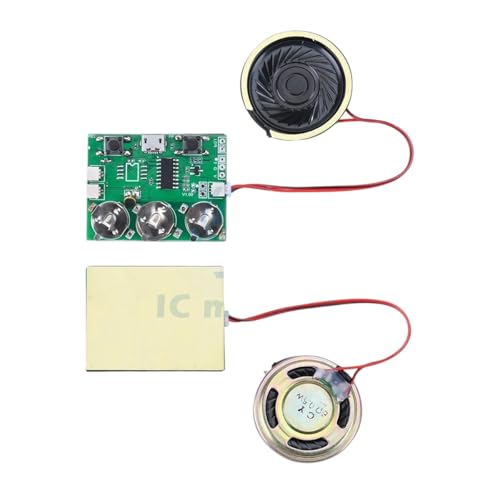 100 Seconds Recording USB Audio Storage Playback Board Music Module Voice Module Greeting Card Movement DIY Push Button Version New for Arrival 2025 High for Quality