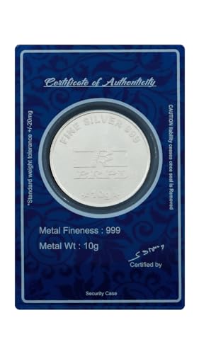 Image of Bangalore Refinery 999 Purity Silver Coin of Ram Darbar