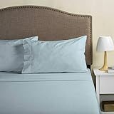 Hotel Style 1100-Thread Count Sheet Set (Teal Cloud, Full)