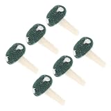 Operitacx 6piezas Decoración Matsutake Adornos De Hongo Manual Encantador Hongo De Fieltro Diy Para Accesorios De Tocados Material Para Hacer Broches