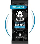 WARRIOR - WIN YOUR BATTLES- Waterless Hypoallergenic Cleaning Wipes Enriched with Aloe, Calendula...
