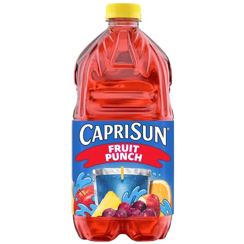 Capri Sun Fruit Punch Flavored Juice Drink Blend, 64 oz Bottle