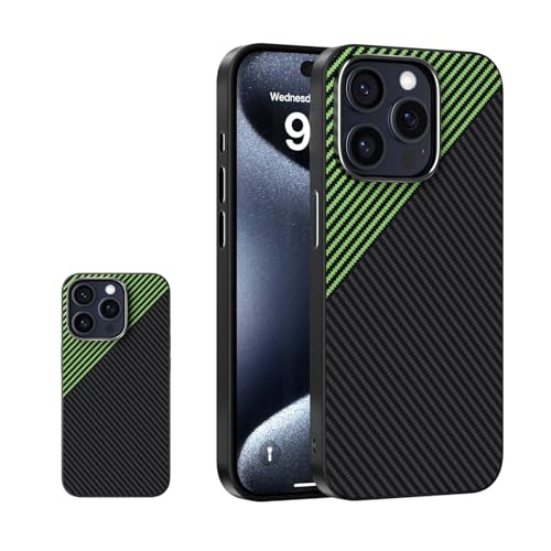 Coque iPhone 15 Pro verte antichoc pour sécuriser votre smartphone lors de vos sorties outdoor