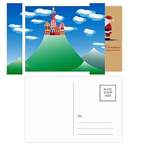 Cartes postales chinoises pour écrire au château de Père Noël en famille