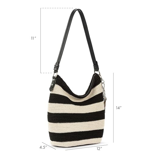 Image of The Sak Sequoia Hobo Bag - Hand Crochet Large Women's Purse for Everyday & Travel - Durable Handbag & Tote With Zipper Pocket