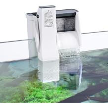 fishkeeper Aquarium HOB Filter 132 GPH for 5-20 Gallon Fish Tank Filters with Auto Start Hang on Back Aquarium Filter Power Waterfall Suspension Oxygen Pump 4W