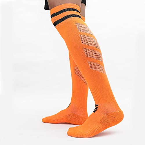 Legou mannen kind hoge buis voetbal sokken mannen verdikte handdoek bodem lange buis sport sokken kinderen knie sokken - Afbeelding 5