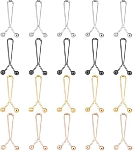 padmavathi enterprises Hijab Pins Clips For Women, Cute Scarf Clip Hijab Pins Pearl Brooch Pins, Headscarf Shawl Scarf Muslim Hijab Scarf Clips Safety Pins Buttons Wedding Dress Decorative Boutonniere Multicolor Headscarf Accessories Pack Of-8-picture-21