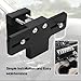 Cup Holder RadioMount - Clamping Mount, Drinks Cup Holder Mount CB Radio Mounting Brackets, GPS Vehicle Mounts Fit for CB Pro Satellite Radio & All Universal 2 Hole fit AMPS Pattern mounting Device