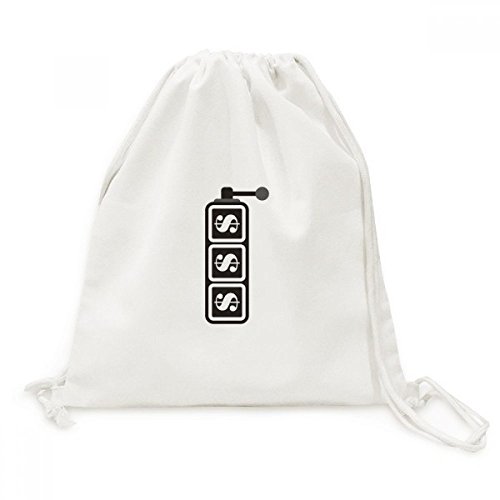Sac de voyage en toile avec cordon motif machine à sous