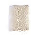 EXCEART 15 Yardas 22Cm de Ancho Borde de Encaje Recorte de Flores Aplique para DIY Costura Adorno Manualidades Crochet Borde de Encaje para Novia Vestido de Novia Paquete de Decoración