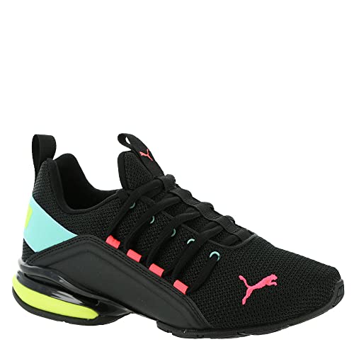 Image of Puma Women's Axelion Ultra All-Sport Athletic Shoe, Black, Blue, Pink, 9
