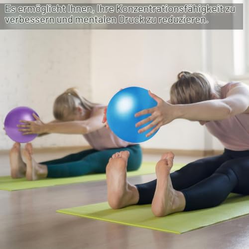 Auidy_6TXD 2 Stück Gymnastikball Klein,25cm Pilates Ball Übung Ball