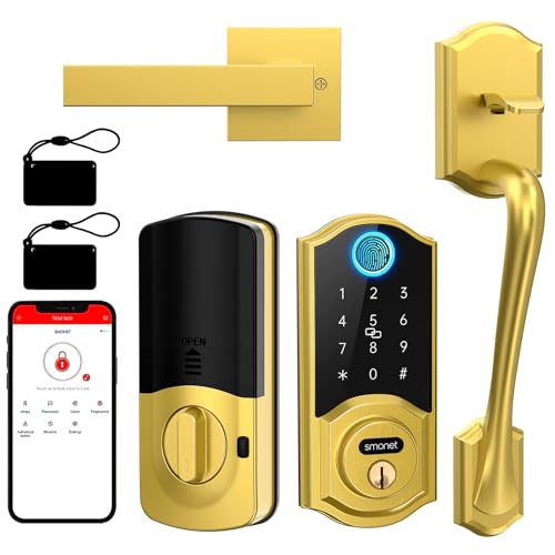 SMONET Smart Front Door Lock with App and Fingerprint