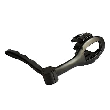 Skull Shaver Back Shaver Handle - Shave Hard-to-Reach Areas - Compatible with Pitbull, Palm & Beast Clipper - Foldable Travel Design - Ergonomic Grip - Lightweight