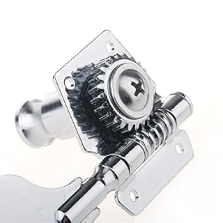FLFL Chevilles Cordes Guitare 4-in-Line Open Gear Bass Tuners Tuning Pegs Clés Mécaniques Ensemble, Chrome (4 Pièces) - Les Beatles, Paul McCartney, John Lennon, RIngo Starr, George Harrison FLFL Chevilles Cordes Guitare 4-in-Line Open Gear Bass Tuners Tuning Pegs Clés Mécaniques Ensemble, Chrome (4 Pièces) – Image 5