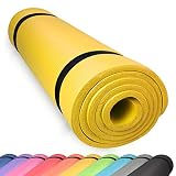 diMio Komfort-Gymnastikmatte Yogamatte in 185x60x1cm, 185x60x1.5cm, 185x90x1.5cm, 200x100x2 mit Tragegurt Phtalatfrei + SGS-geprüft