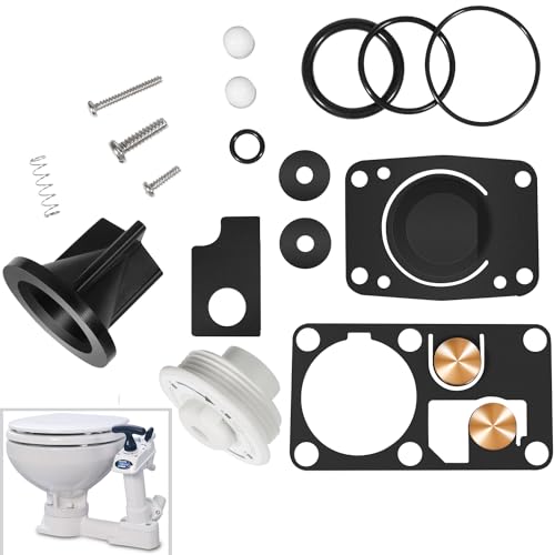 Bonbo 29045-3000 Replacement for Jabsco Twist N Lock Marine Manual Toilet Service Kits for 29090-3000 Compact & 29120-3000 Household Toilet Pump Assemblies 2008 and Up
