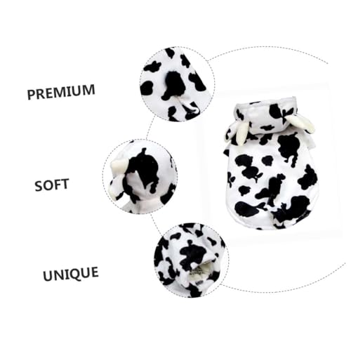 Disfraz para perro con patrón de vaca talla L miniatura 5