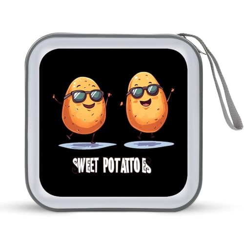 Sweet Potato CD Case Portable DVD Holder Storage Organizer for Home Travel