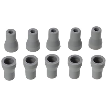 FEIYING 10pcs Saliva Ejector Tube, Dental Oral Saliva Ejector Replacement Rubber Valve Snap Tip Adapter,Plastic Silicone Adaptor for Dentist Dental Equipment