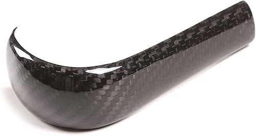 Miniatura 6 de YIWANG Cubierta de la cabeza de la perilla de palanca de cambios de fibra de carbono 100% real para BMW E39 E60 E61 E83 E53 E46 Accesorios de coche