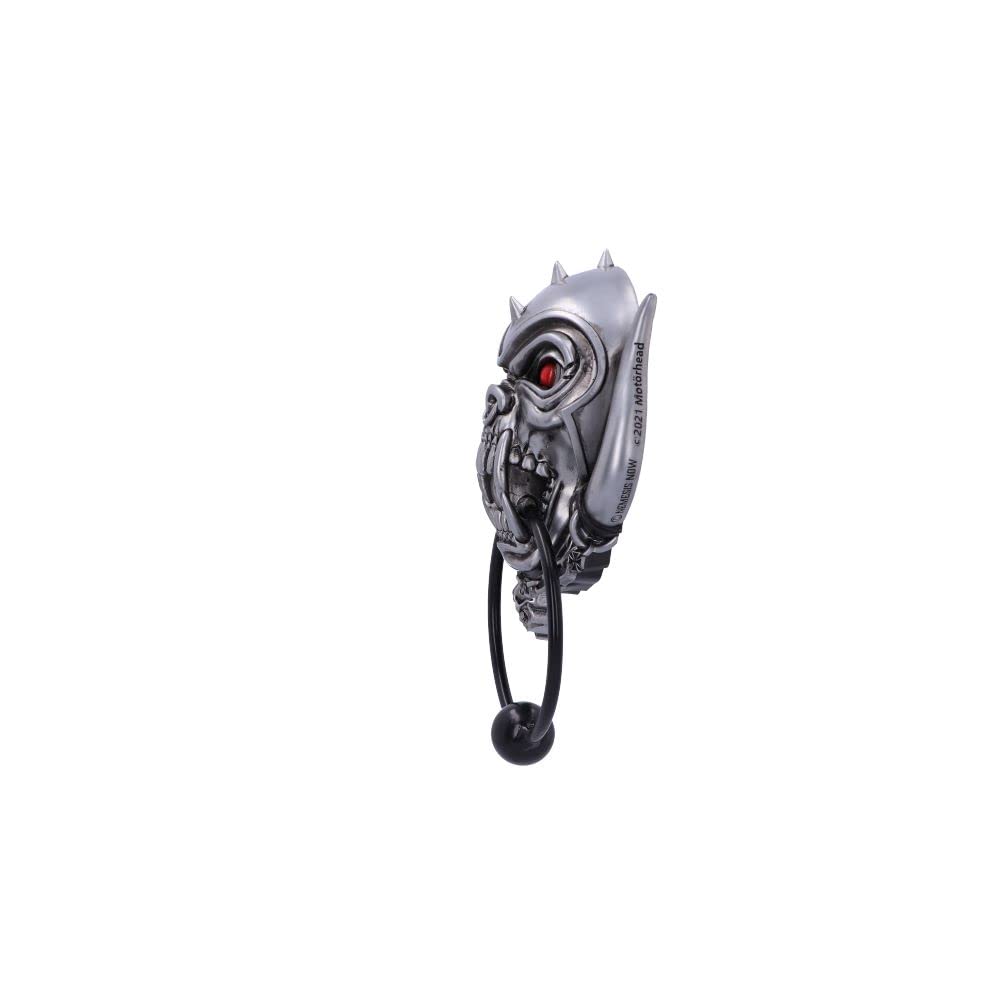 Nemesis Now Heurtoir de porte Warpig sous licence officielle Motorhead, argenté, 17 cm
