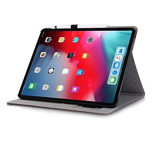 Ipad Pro 12.9 Inch Case (5Th 4Th 3Rd Gen) For Women, Dmaos Crocodile Synthetic Leather Stand Folio Smart Cover With Pencil Holder, Auto Sleep/Wake, Card Holder, Classic Fashion Protector - Brown #TOP4