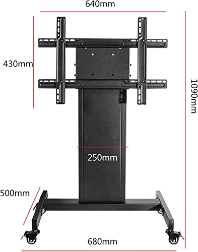 Soporte móvil para TV de altura baja para 32-65 pulgadas miniatura 2