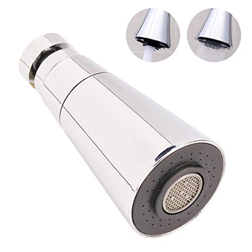 Preisvergleich Produktbild Wasserhahn-Luftsprudler, Kann um 360 Grad drehen / Wassersparender Siebstrahlregler / Belüfteter Strahl und Brausestrahl Zwei Wassermodi