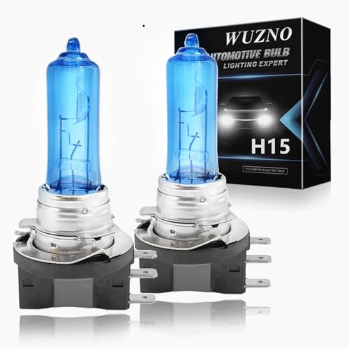 Wuzno H15 Halogen Headlight Bulb 12V 15/55W Lights Headlamp for A6 TIGUAN Golf GTI EDGE...
