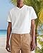 Calvin Klein Men's Smooth Cotton Solid V-Neck T-Shirt Brilliant White
