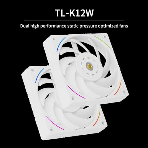 Image of Thermalrlght Phantom Spirit 120 Digital SNOW CPU Air Cooler, 7 Heat pipes CPU Cooling,Double Tower Cooling,Support for AM4 /AM5 /Intel lga1700 /115X /1200 /1851,Magnetic Attraction-Digital Screen Top Cover